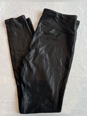 FREE Pleather/ Shiny Black Leggings